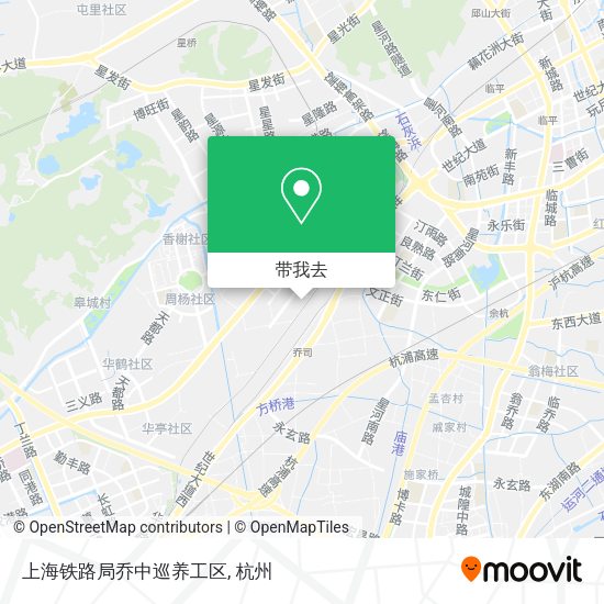 上海铁路局乔中巡养工区地图