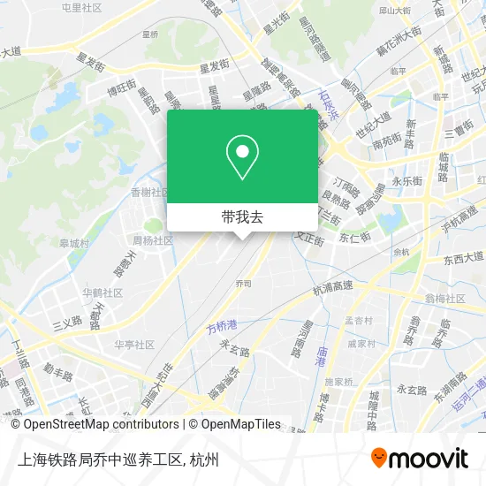 上海铁路局乔中巡养工区地图