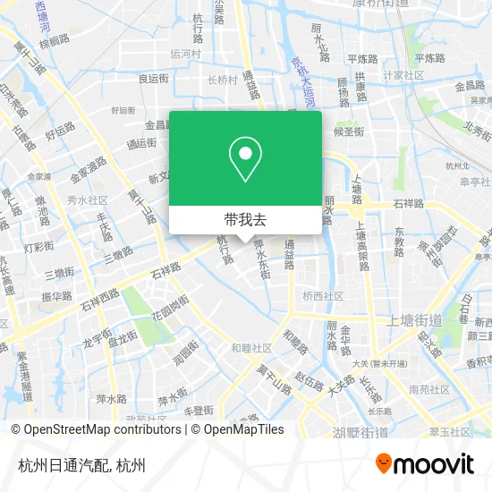 杭州日通汽配地图