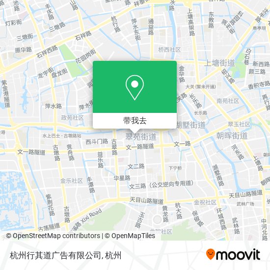 杭州行其道广告有限公司地图