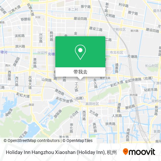 Holiday Inn Hangzhou Xiaoshan地图