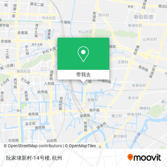 阮家埭新村-14号楼地图