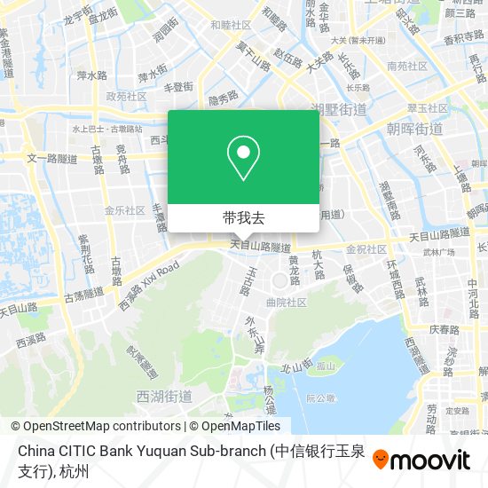 China CITIC Bank Yuquan Sub-branch (中信银行玉泉支行)地图