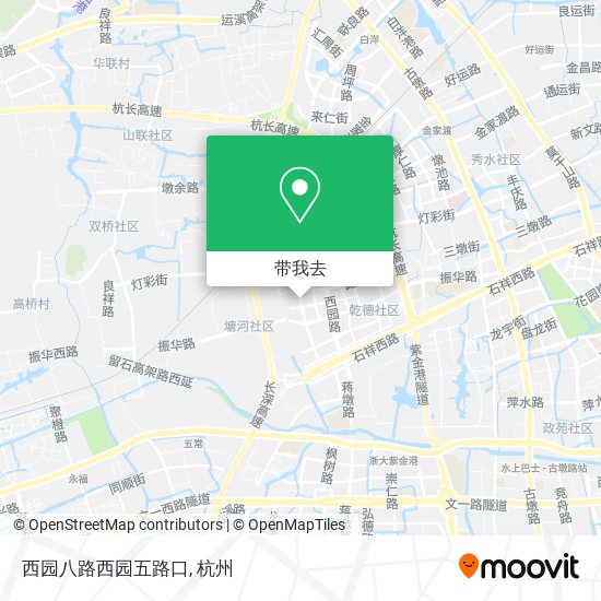 西园八路西园五路口地图