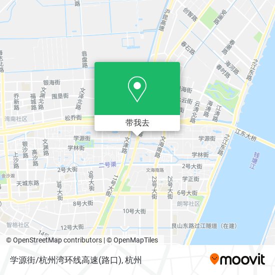 学源街/杭州湾环线高速(路口)地图