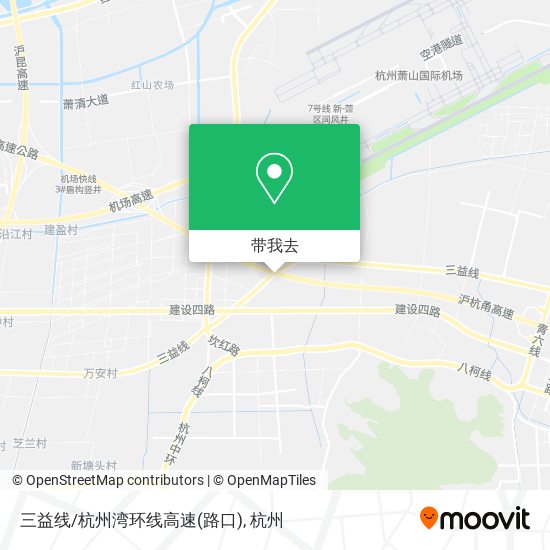 三益线/杭州湾环线高速(路口)地图