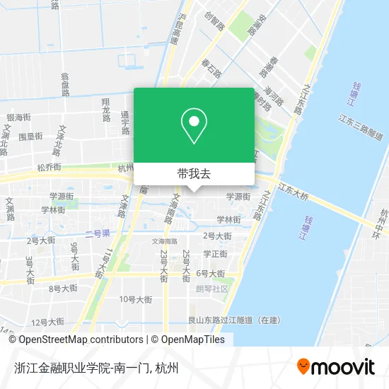 浙江金融职业学院-南一门地图