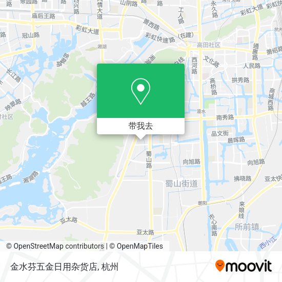 金水芬五金日用杂货店地图