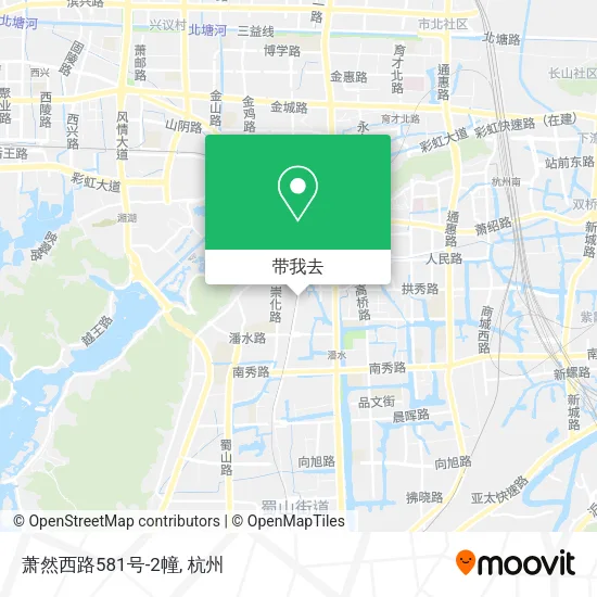 萧然西路581号-2幢地图