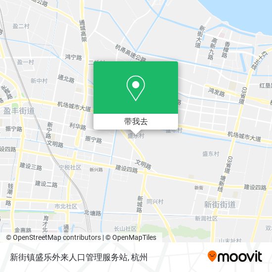 新街镇盛乐外来人口管理服务站地图