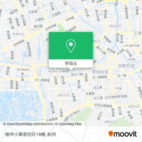 物华小康居住区16幢地图
