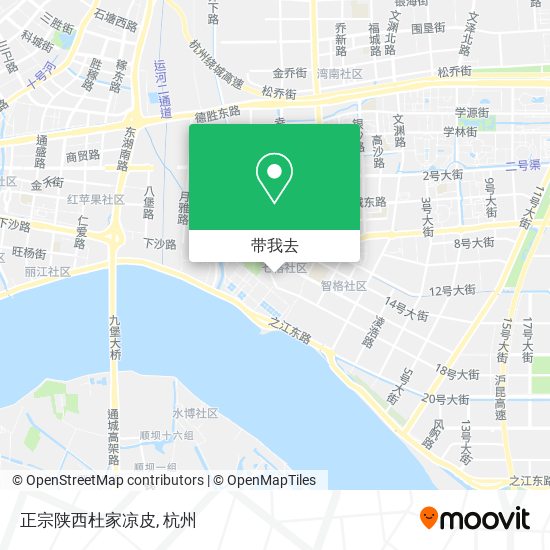 正宗陕西杜家凉皮地图