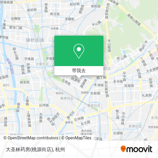 大圣林药房(桃源街店)地图