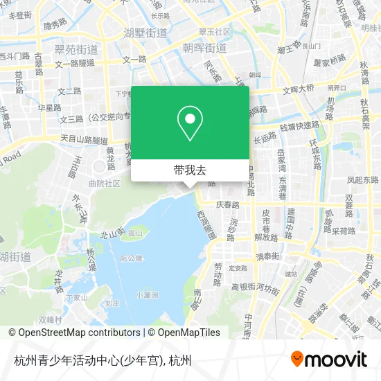 杭州青少年活动中心(少年宫)地图
