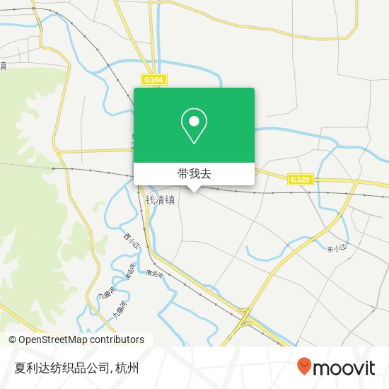 夏利达纺织品公司地图
