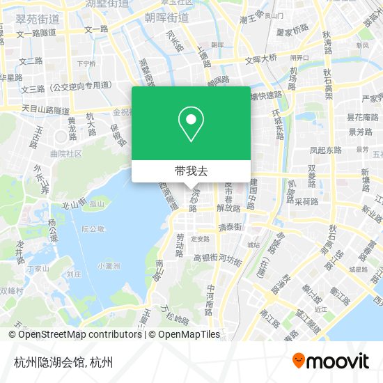 杭州隐湖会馆地图