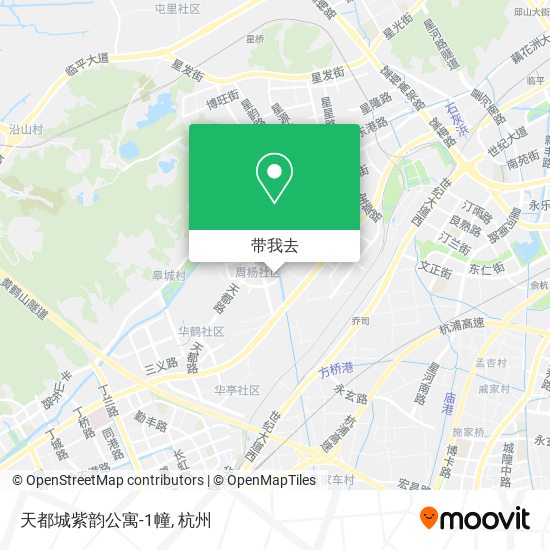 天都城紫韵公寓-1幢地图