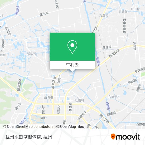 杭州东田度假酒店地图