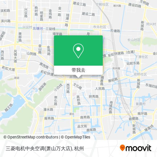 三菱电机中央空调(萧山万大店)地图
