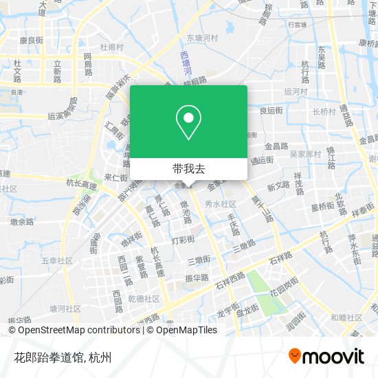 花郎跆拳道馆地图