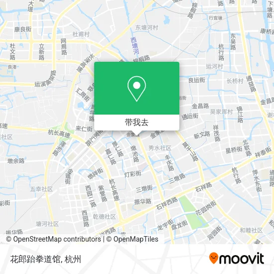花郎跆拳道馆地图