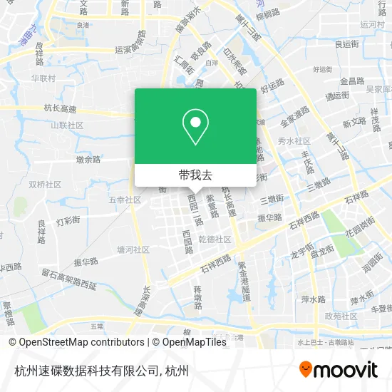 杭州速碟数据科技有限公司地图