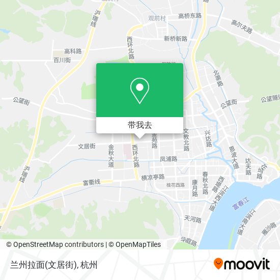 兰州拉面(文居街)地图