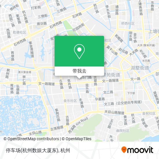 停车场(杭州数娱大厦东)地图