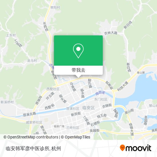 临安韩军彦中医诊所地图