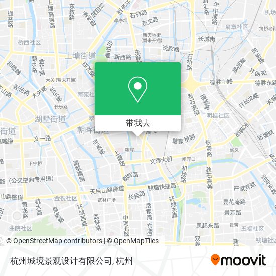 杭州城境景观设计有限公司地图