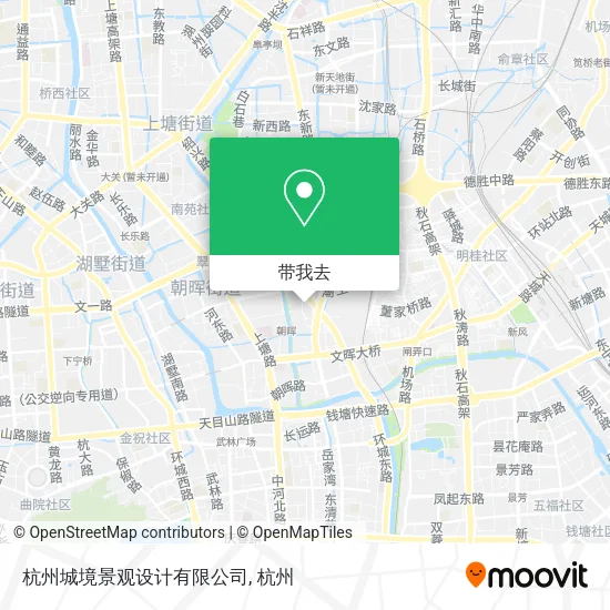 杭州城境景观设计有限公司地图