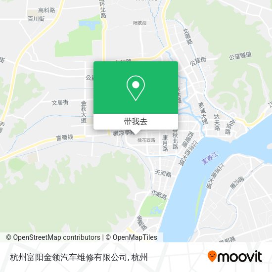 杭州富阳金领汽车维修有限公司地图