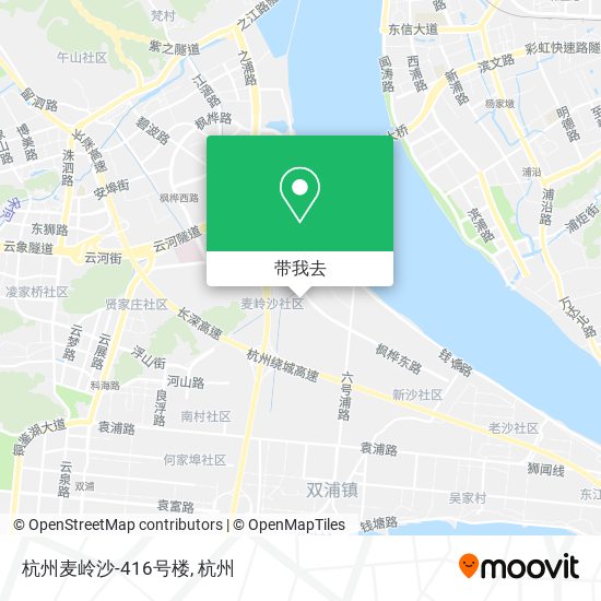 杭州麦岭沙-416号楼地图