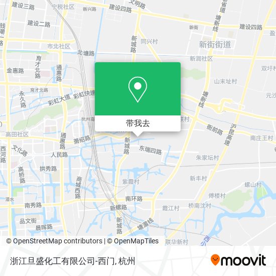浙江旦盛化工有限公司-西门地图