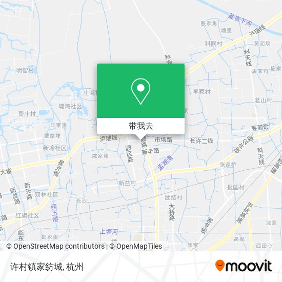 许村镇家纺城地图