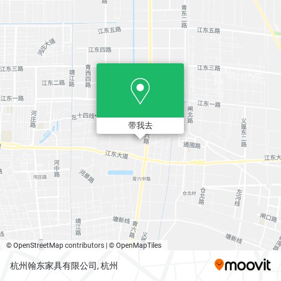 杭州翰东家具有限公司地图