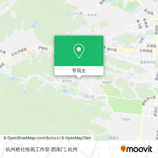 杭州桥社绘画工作室-西南门地图