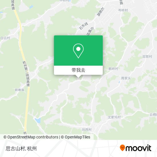 思古山村地图