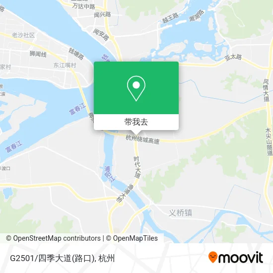 G2501/四季大道(路口)地图