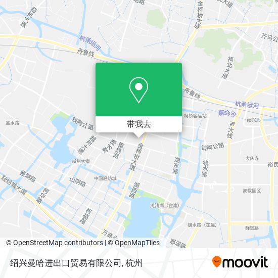 绍兴曼哈进出口贸易有限公司地图