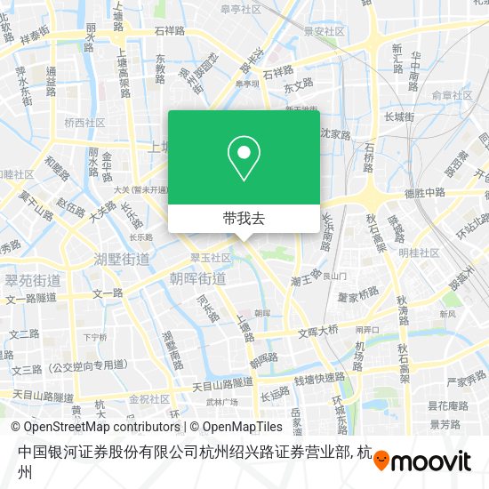 中国银河证券股份有限公司杭州绍兴路证券营业部地图