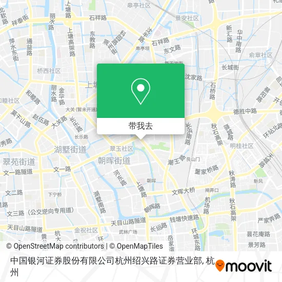 中国银河证券股份有限公司杭州绍兴路证券营业部地图