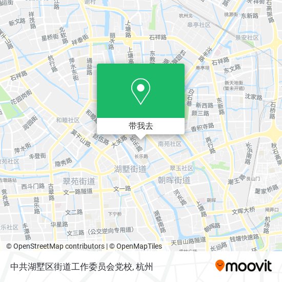 中共湖墅区街道工作委员会党校地图