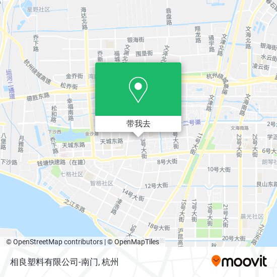 相良塑料有限公司-南门地图