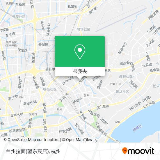 兰州拉面(望东宸店)地图