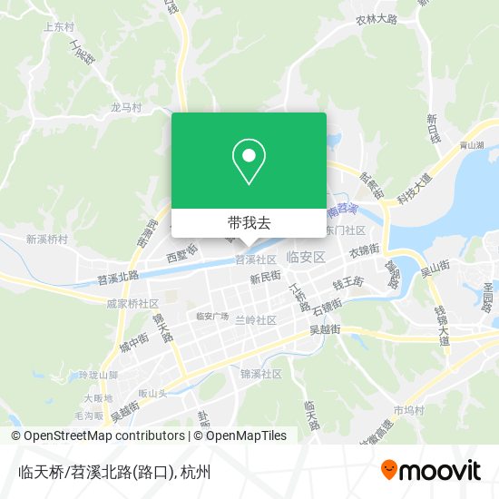 临天桥/苕溪北路(路口)地图