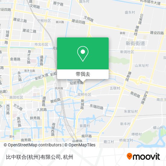 比中联合(杭州)有限公司地图