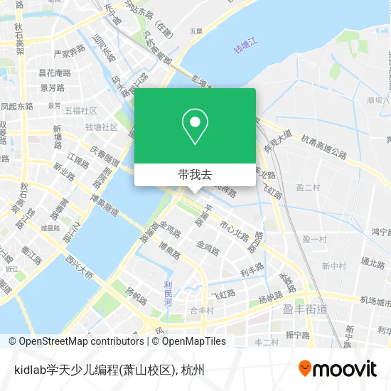 kidlab学天少儿编程(萧山校区)地图