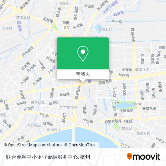 联合金融中小企业金融服务中心地图