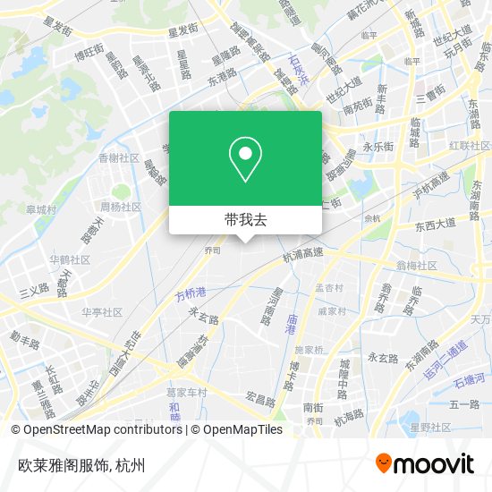 欧莱雅阁服饰地图